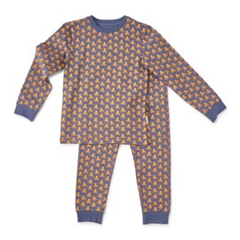 Little Label - Children's Pyjamas Boys - Two Piece Sizes up to 152 cm - Organic Cotton, Blue Octopus