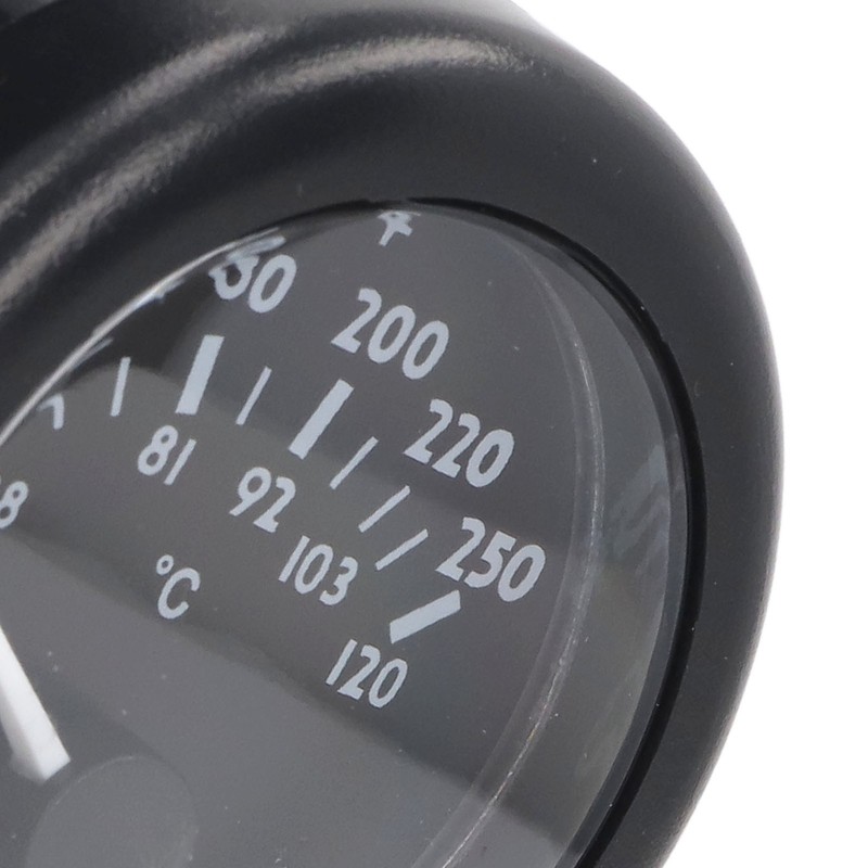 Engine Water Temperature Gauge 2in Wide Range High Accuracy Front