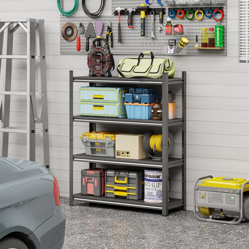 4 Lays Heavy Duty Shop Shelves and Storage Racks Iron