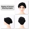 DRESHOW Pack of 5 African Women's Turban Braid Headwear Headscarves