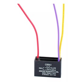 Star Capacitor Doble 2uf-5uf Para Ventilador De Techo.