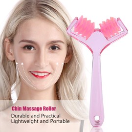 3D Massage Roller for Face, Face Massager with V-shaped, Anti Cellulite, Anti-Ageing, Skin Tightening, Face, Slim Massage Roller, for Face Slimming