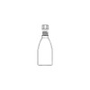 Kautex PE narrow neck bottle with cap, 1000 ml capacity