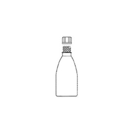 Kautex PE narrow neck bottle with cap, 1000 ml capacity