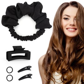 WALLFID Locken ohne Hitze, Lockenwickler für Locken ohne Hitze, Haargummi für langes Haar, bequem und weich, Frisur für Hochsteckfrisur