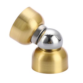 IGNPION Set of 2 Door Holder Mini Magnetic Door Stoppers Wall Mount Metal Door Stop,Gold
