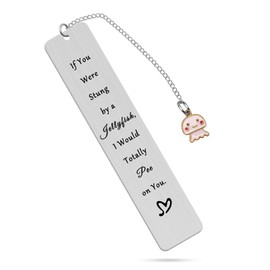 Gifts for Best Friend Jellyfish Bookmark Funny Friendship Gifts for Women Friends Gifts for BFF Soul Sister Long Distance Friendship Gifts for Women Female Friends Gift Idea
