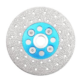 Diamond Granite Cutting Wheel,BRSCHNITT 4-Inch 100mm Vacuum Brazed Angle Grinder Diamond Blade with 5/8-11 Thread for Grinding Beveling Shaping Rounding Granite,Porcelain,Tile,Stone,Marble,Quartz