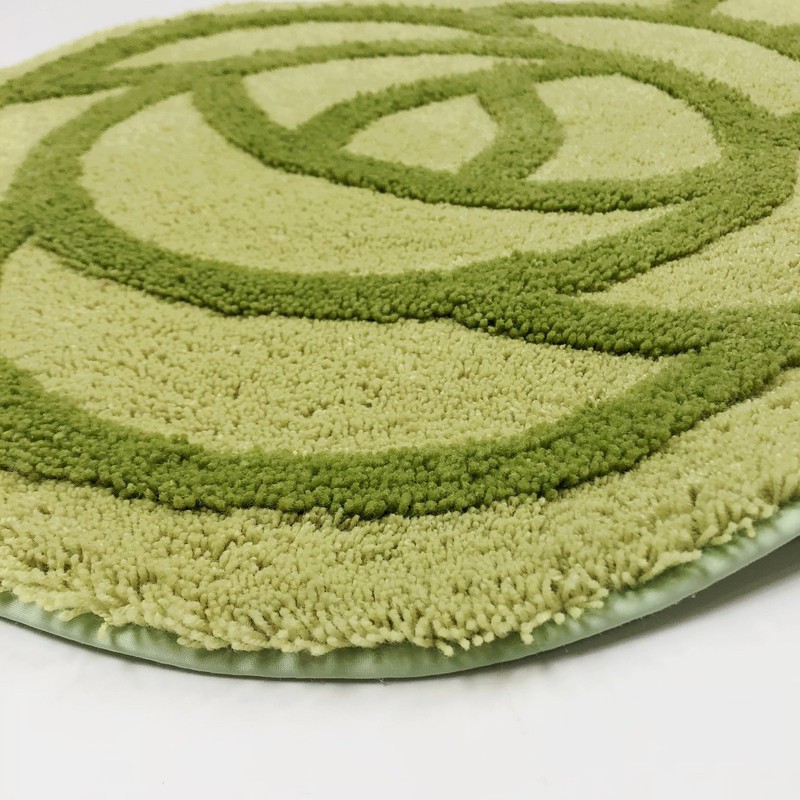 Senko S.D.S 18072 Rose Shaped Toilet Mat, Approx. 31.5 x