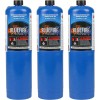 BLUEFIRE 2x Standard Propane Gas Fuel Cylinder / Canister,14 oz,