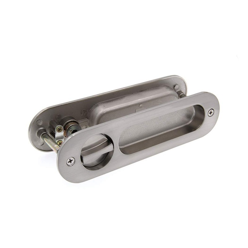 Hoconnie Pocket Door Handle with Key Sliding Door Lock Keyed