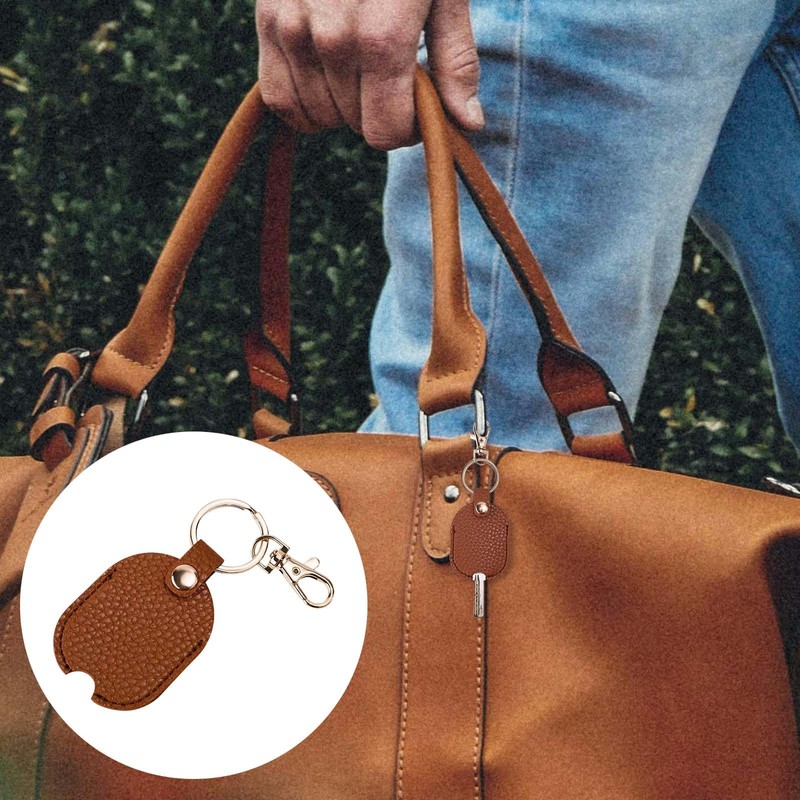 Leather Car Key Sleeve, Broken Car Key Loop Replacement Pu