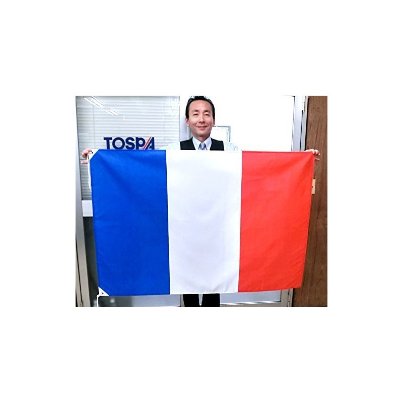 フランス国旗NO2 トリコロール [90×135ｃｍ 高級テトロン製]日本製