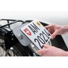 TEICO Single part Switzerland cover plate motorcycle license plate holder