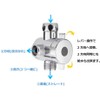 Shower Head T Adapter 3 Way Splitter Valve Diverter for