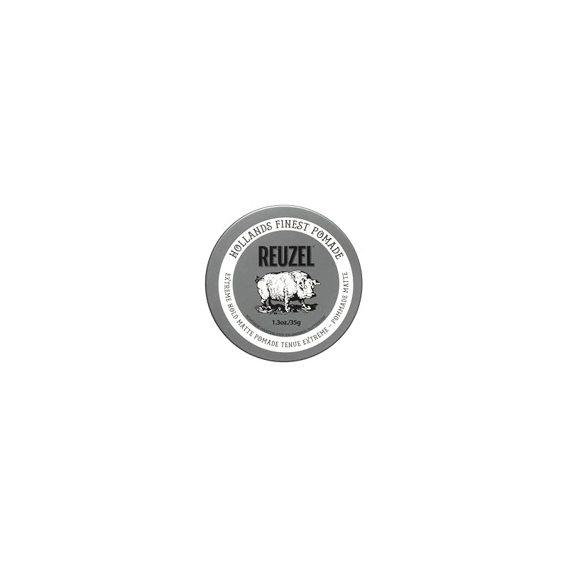REUZEL Extreme Hold Matte Pomade, Strongest All Day Hold, Water