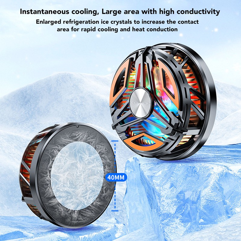 Semiconductor Mobile Phone Cooler Professional Efficient Quiet Cell Phone Radiator