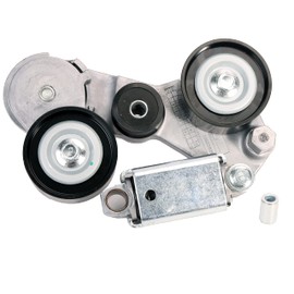 Drive Belt Tensioner Assembly with Pulley, fits for Chevy Impala 2014, fits for Chevy Malibu 08-10/13-14,fits for Saturn Aura/Vue 07-09,fits for Buick LaCrosse/Regal 12-16, L4 2.4L, 12655192, 12650244