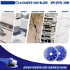 SHDIATOOL Diamond Saw Blade 115 mm 4.5 in A-shaped Cutting