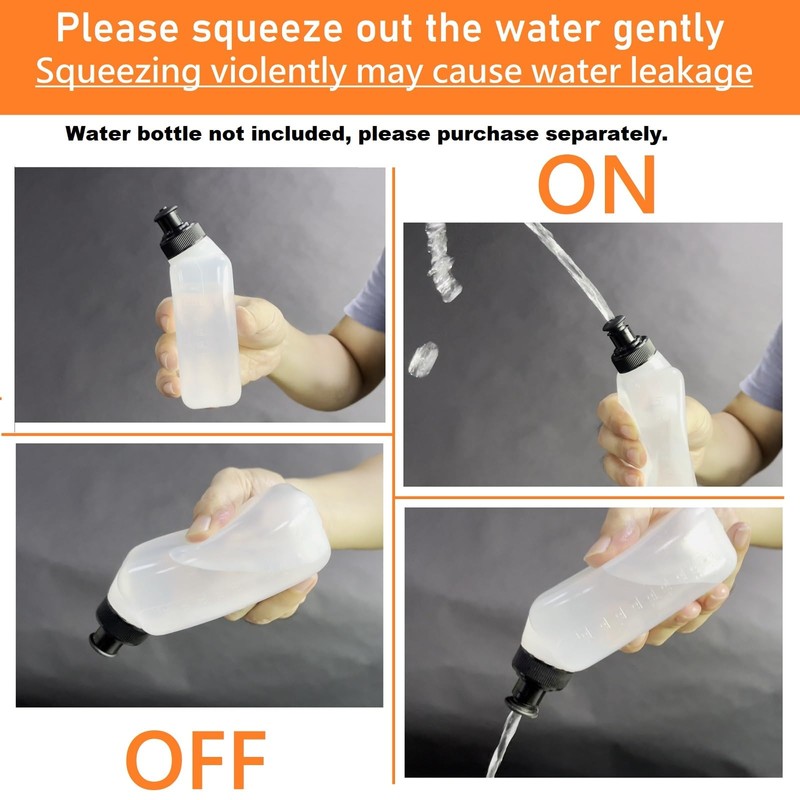 HECHZSO Pack of 2 Cap Water Bottle Replacement Cap, Push