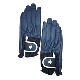 Lcox Sportif Golf LG5SGV01L Women's Golf Gloves, Ambidextrous, All Weather, Nail Free, UPF50+ Synthetic Leather, NV00 (navy), L