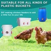 ZenxyHoC Chicken Feeders No Waste, DIY Automatic Poultry Feeder 8