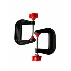 Linic UK Made G Clamps, Pair of 2" (50mm) Clamps (H4042) Free UK Postage