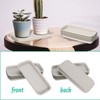 UOIENRT Rectangular Plastic Plant Saucers Tray, Window Sill Plant Tray,