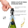 HYZ Champagne Stopper with Vacuum 2-Pack, Professional Bottles Sealer for
