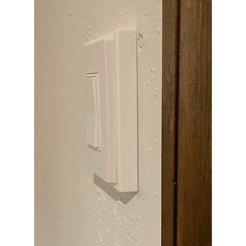 iMBAPrice IMBA-BES1 White 1-Gang Non-Metallic Shallow Surface Box 5/8-Inches Extender,