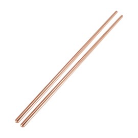 8.5'' Pure Copper Chopsticks, 99% Pure Copper Long Chopsticks, Copper Chopsticks for Cooking Eating, Pure Copper Chopsticks for Family Friends