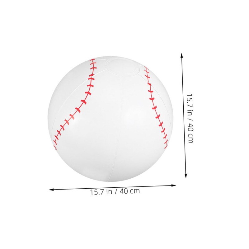 BESPORTBLE 4pcs Inflatable Baseball PVC Water Sports Balls for Pool