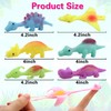 Mantyplay 20 Pcs Slingshot Dinosaur Finger Toys, Party Favors for