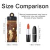 Cackatoo Genuine Leather Horsehair Lipstick Case with Keychain - Portable
