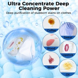 CLEARALIF Laundry Detergent Sheets, Up to 360 Loads, Fresh Linen, liquidless, Eco-Friendly, Zero Waste, Save Space, Travel Laundry Strips for HE Machine