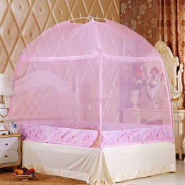 [Living Peace] Uniroom Mosquito Net (120x200cm) Pink