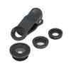 AZUMAYA Cell Phone Camera Lens Attachment Kit Black LFS-889BK