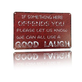 Metal Tin Signs Vintage Decor Funny SarcasmMan Cave Decor Tin Signs Garage Suitable for: bars, homes, bedrooms, garages (DX, 30cm*20cm)