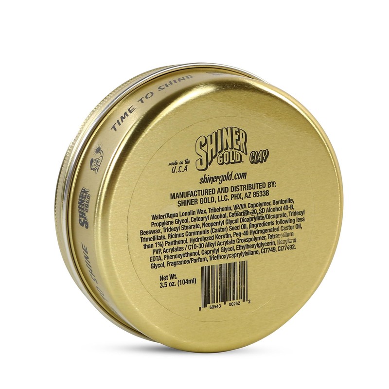 Shiner Gold Clay Pomade | Strong Hold | Matte Finish