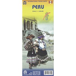 Peru 1:1,500,000 Travel Map (International Travel Maps) (French Edition)