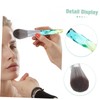 FOMIYES Crystal Makeup Brush Transparent Acrylic Foundation Brush Ice Ridge