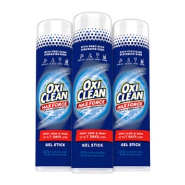 OxiClean Max Force Laundry Stain Remover Gel Stick, 6.2 fl oz, 3PK