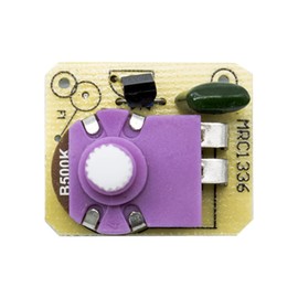 CABLEPELADO Potentiometer Dimmer with Switch, Dimmer, Dimmer, Dimmer Suitable for: 1-40 Watt, 230 Volt, Welding Connection, PVC, Black