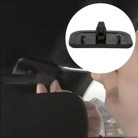 Lanphitus Sun Visor Cap Trim Cover for Ford Mustang EcoBoost, GT, GT Premium, Shelby 2015-2023 FR3Z-63672A40-AA FR3Z63672A40AA Ebony Black