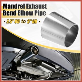 ACROPIX Car Mandrel Exhaust Bend Elbow Pipe 304 Stainless Steel Concentric Reducer 2.5" OD to 3" OD 1pcs Car Parts