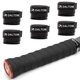 AHEJIOO Pack of 6 Grip Tape for Tennis Rackets and Badminton Rackets - Durable, Non-Slip Overgrip for Racket Grip, Perfect Sweat Absorption and Comfort