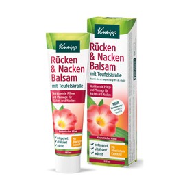 Kneipp Back & Neck Balm - Care and Massage with Valuable Extract of Devil's Claw & Natural Essential Oils of Lavender & Cajeput - for Back, Neck & Shoulder - 100 ml
