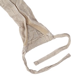 Aspen Creative 15003-12, 4' Wheat Burlap Texture Fabric Cord & Chain Cover, Easy to Install for Lighting Fixture, Cable Management, Lamp Wire Cover, Set of 2