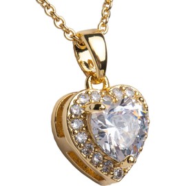 LuckyLy Collares para Mujer Corazón Zirconia Cúbica Regalos para Mamá