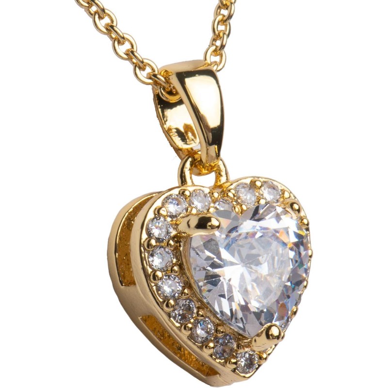 LuckyLy Collares para Mujer Corazón Zirconia Cúbica Regalos para Mamá